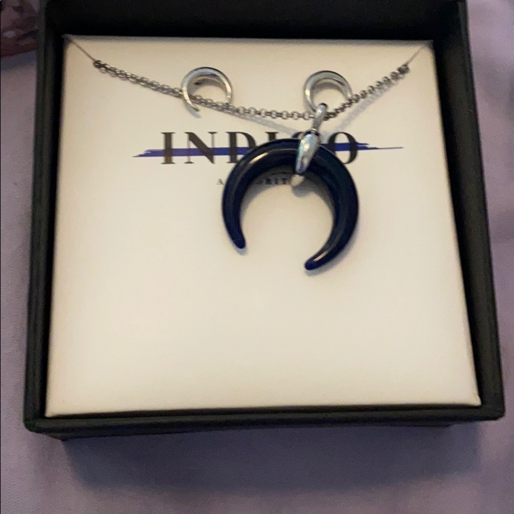 Necklace and earrings